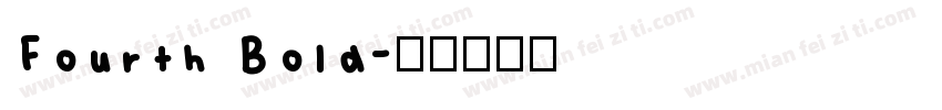 Fourth Bold字体转换